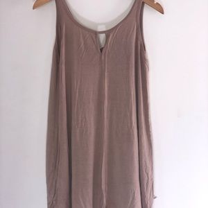 Taupe T Shirt Dress